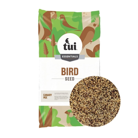 Tui canary seed with close up